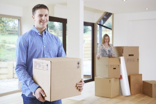 Office furniture and equipment arranged for Wimbledon business removals