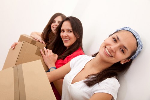 Local Wimbledon removals experts preparing items for safe transport